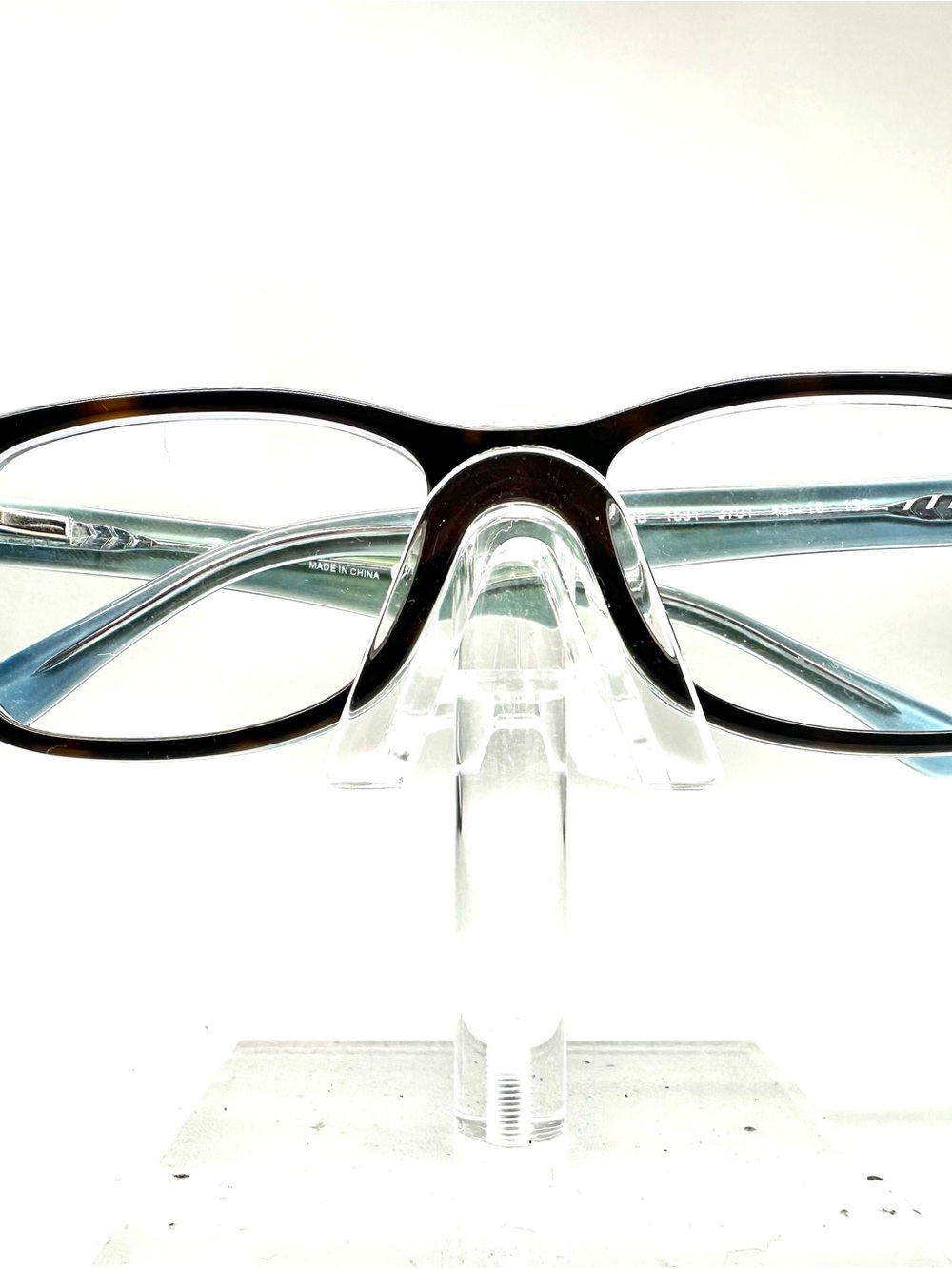 Ray-Ban RB 1531 3701 Tortoise Blue Rectangular Eyeglasses Frames 48-16 130